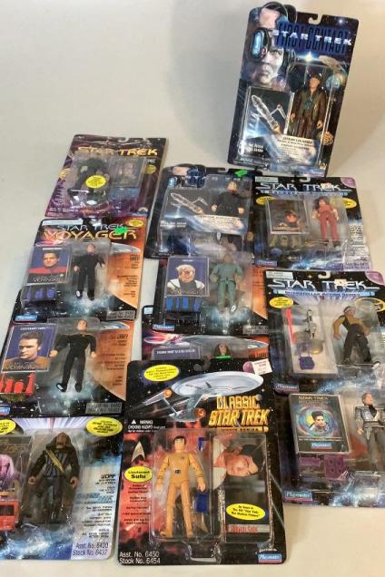 Twelve Star Trek Action Figures (1 of 7)