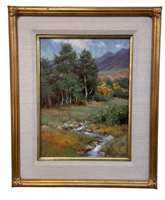 Wyoming Landscape with Stream, Mitch Billis (1 of 4)