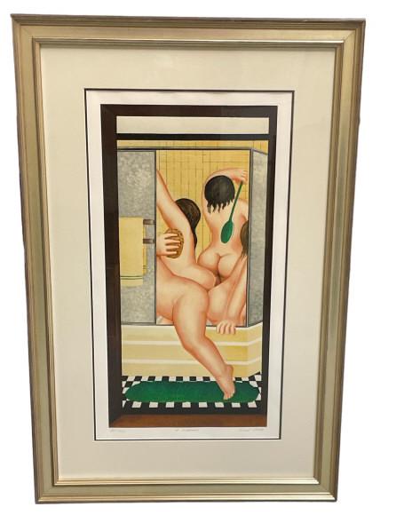 A Bathroom, Beryl Cook (1 of 5)