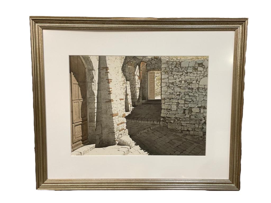 Stone Wall at Assisi, Robert Banks (1 of 4)