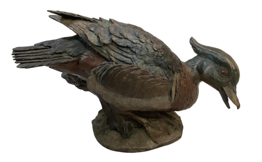 William Turner Bronze Sculpture  Wood Duck (1 of 4)