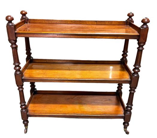 Georgian Mahogany 3 Tier Dumbwaiter (1 of 4)