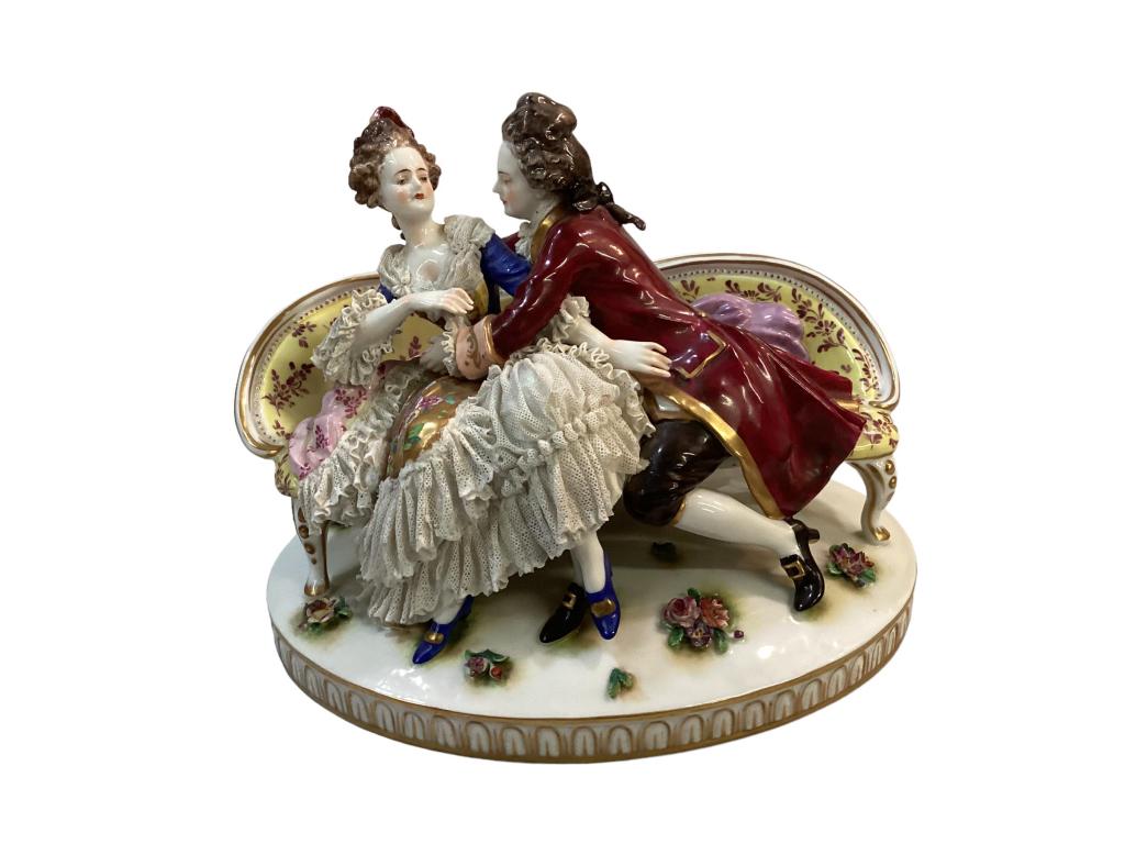 Dresden Style Figural Couple (1 of 4)