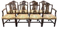 Set of  8 Chippendale Dining Chairs