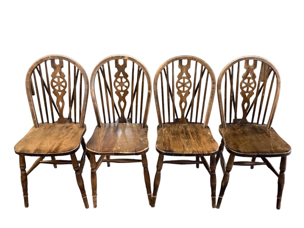4 Elmwood Windsor Style Chairs (1 of 4)