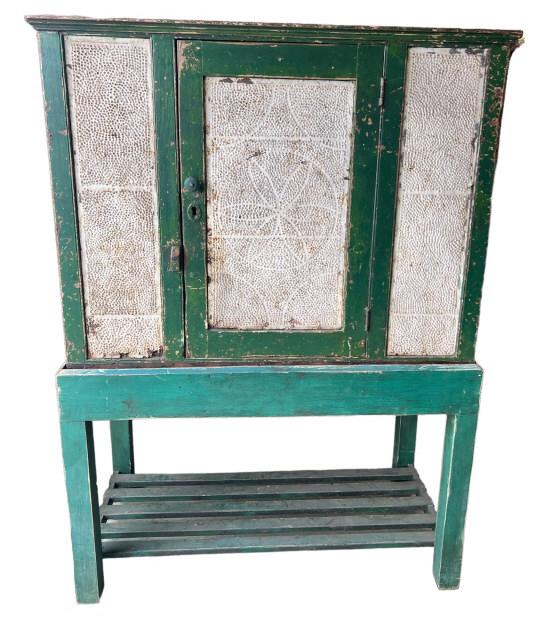 Painted Pie Safe on Base (1 of 4)