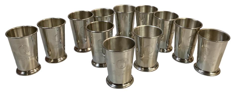 Twelve Pewter Julep Cups (1 of 4)