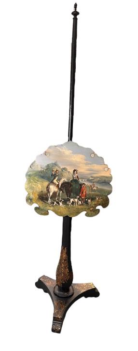 Hand Painted Adjustable Fire Screen (1 of 3)