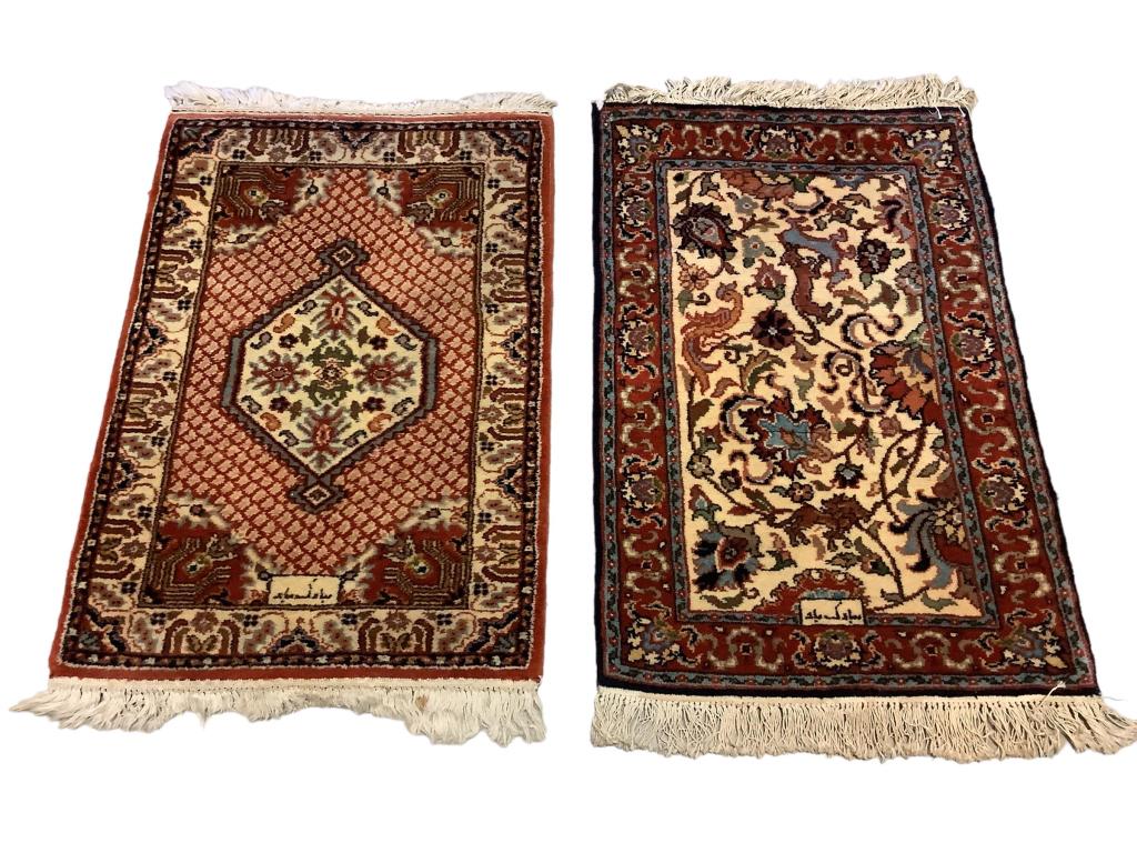 1 Tabriz style  1 Hamadan hand woven Romanian rugs (1 of 8)