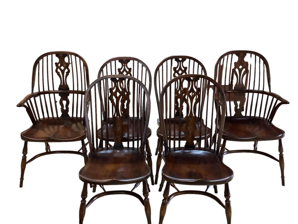 6 Vintage Elmwood English Captains Windsors (1 of 6)