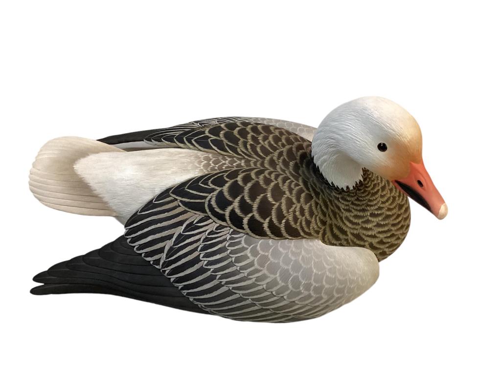 Blue Goose Decoy by Oliver Lawson (1 of 8)