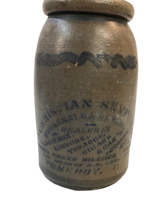 Salt Glazed Stoneware  Jar (1 of 5)