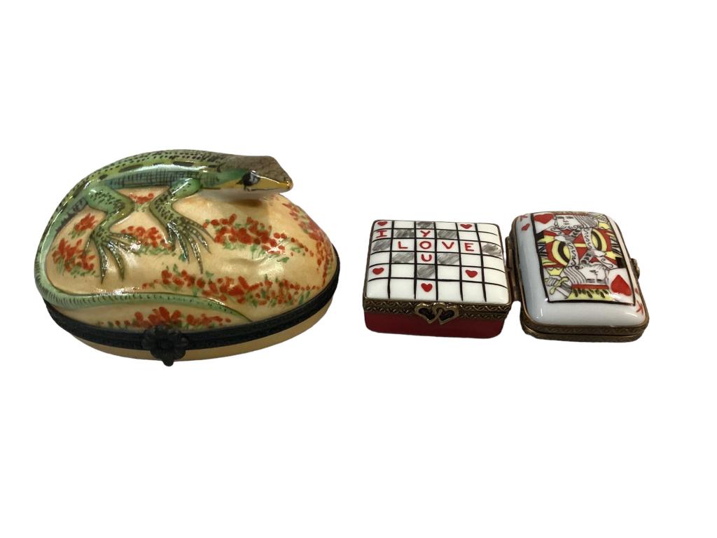 Limoge Trinket Boxes (1 of 4)