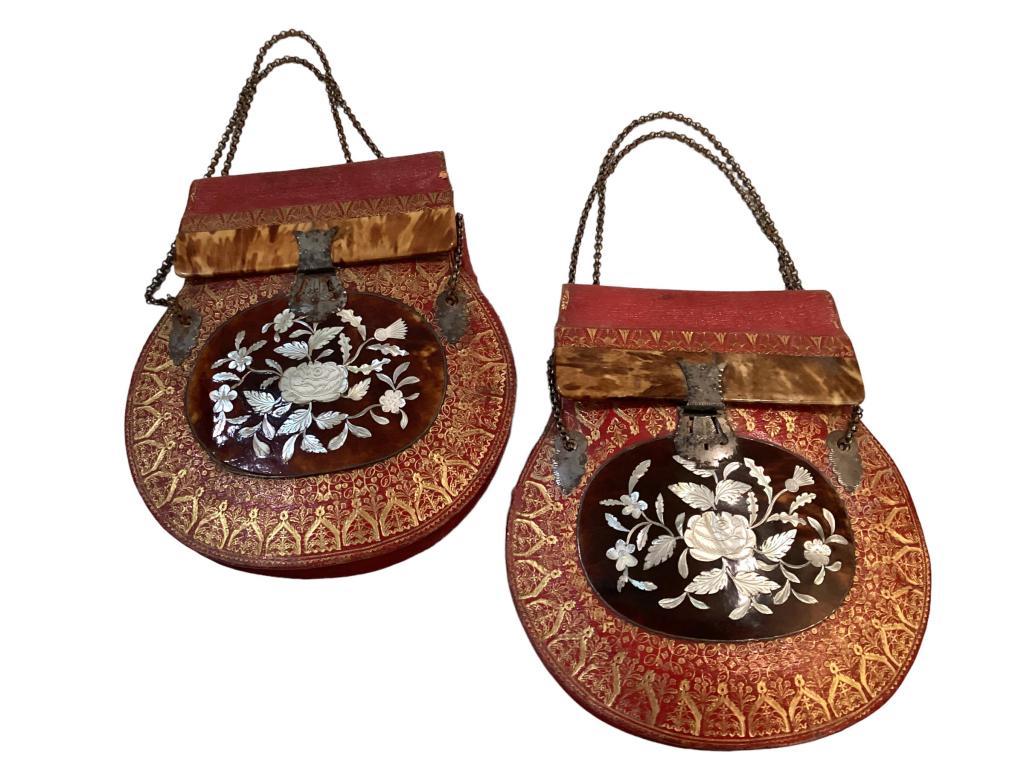 Two Antique Leather Purses (1 of 4)