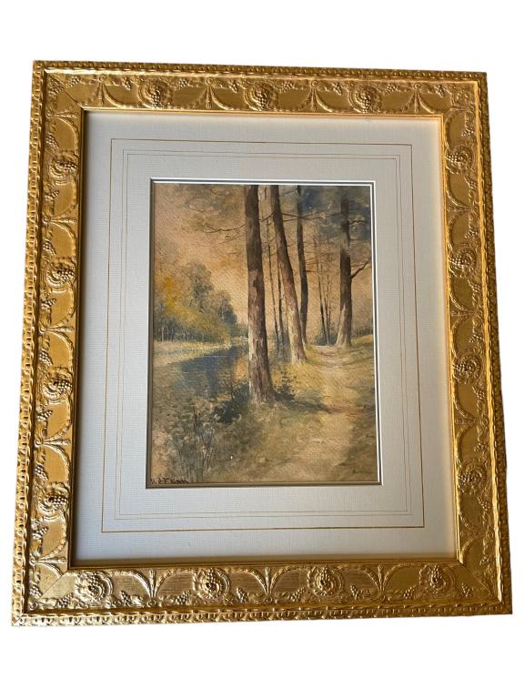 A Watercolor Landscape, Elbridge J Fenn (1 of 5)