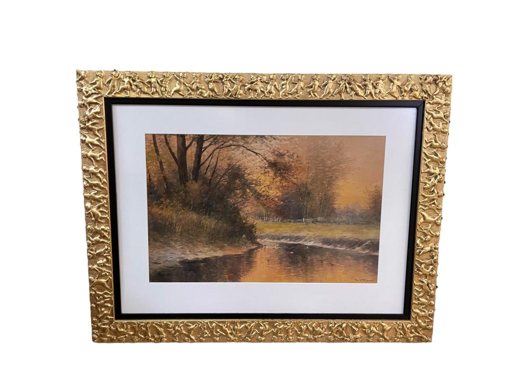 A Creekside Landscape, Elbridge J Fenn (1 of 6)