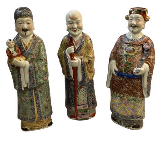Three Japanese Porcelain Figures of Immortals (1 of 6)