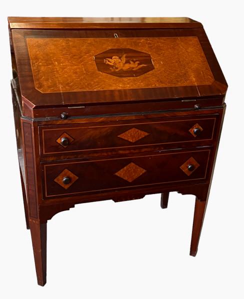 Inlaid Mahogany Ladies Desk (1 of 5)