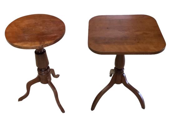 2 Federal cherry candle stands (1 of 5)