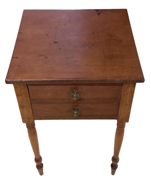 Cherry Sheraton 2 Drawer Stand (1 of 5)