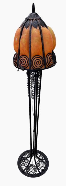 Vintage Wrought Iron Floor Lamp (1 of 6)