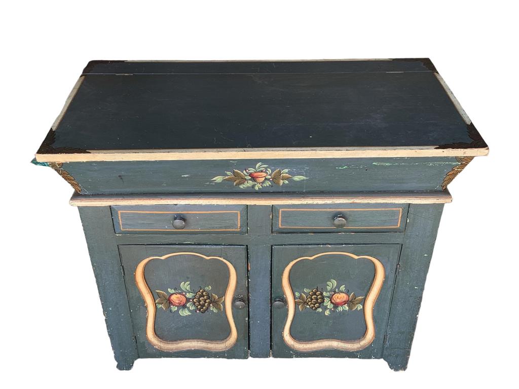 Hand Painted Dutch Style Cupboard (1 of 11)