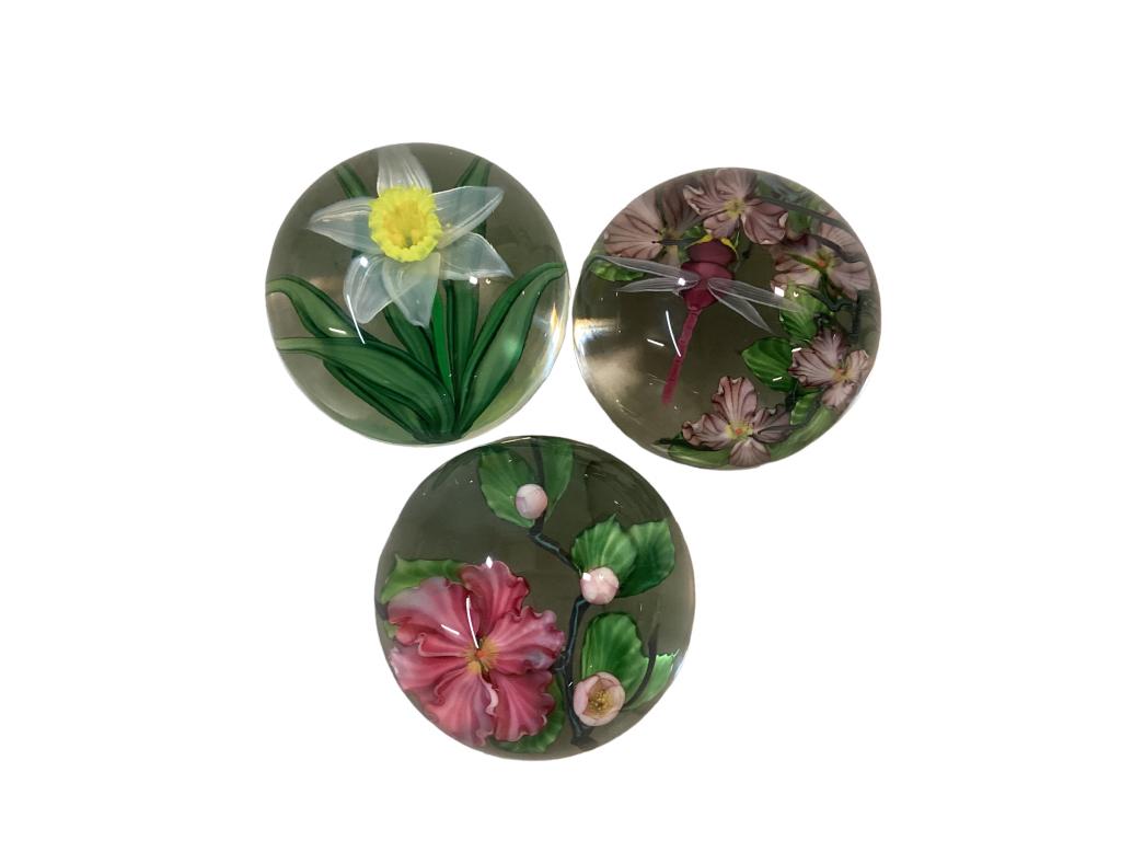 Daniel Salazar, Signed Art Glass Paperweights (1 of 6)