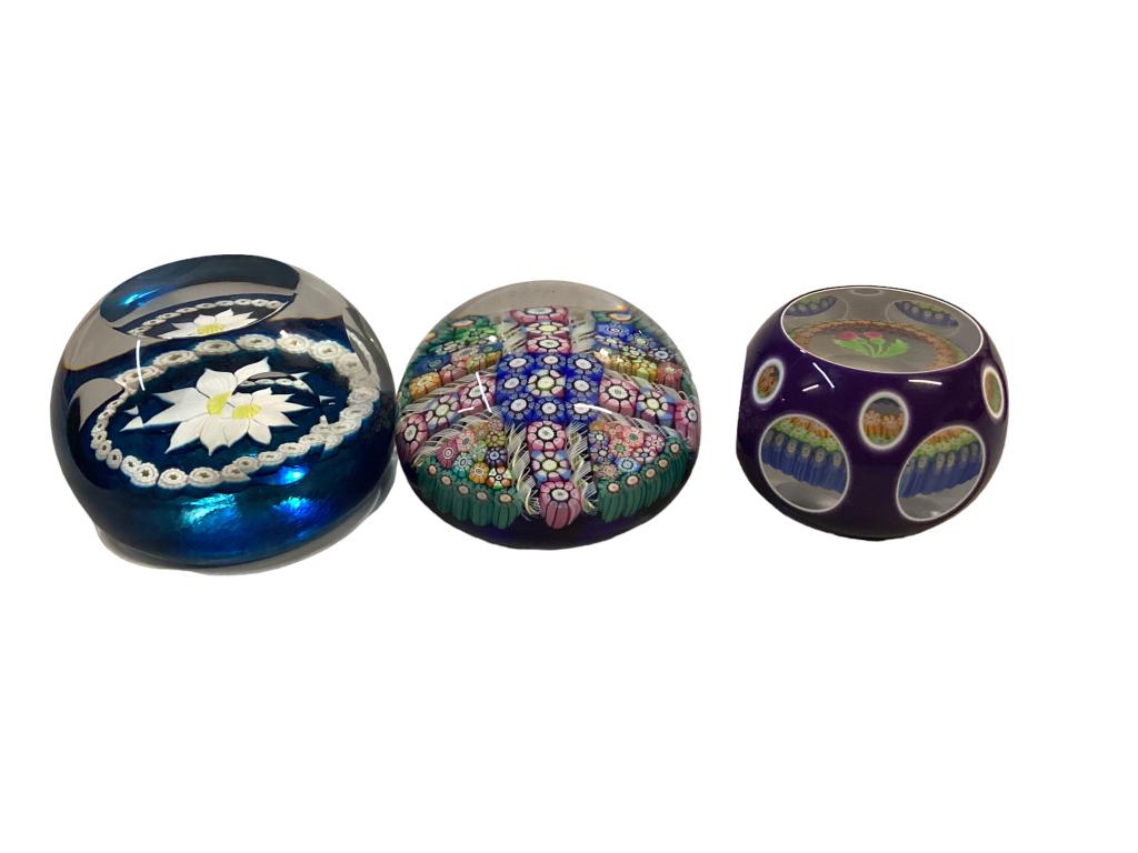Three Scottish Paperweights (1 of 6)