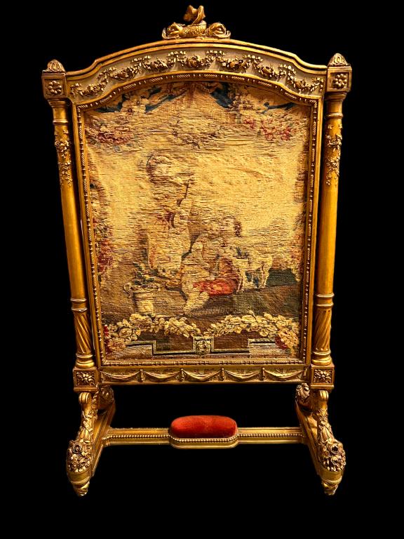 Carved & Italian Gilded Fire Screen (1 of 4)