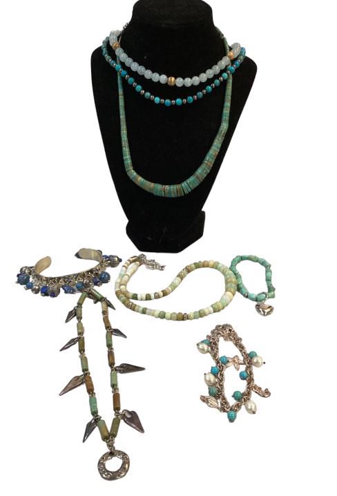 Sterling, Turquoise and Beads (1 of 4)