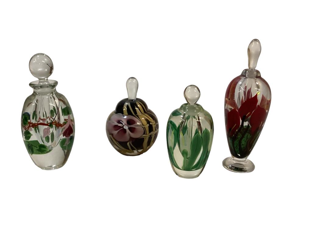 Art Glass Perfume Bottles