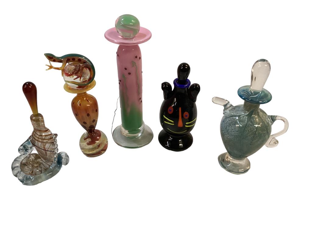 Five Contemporary  Perfume Bottles (1 of 6)