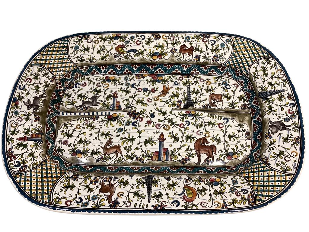Hand Painted Platter, Portugal (1 of 3)