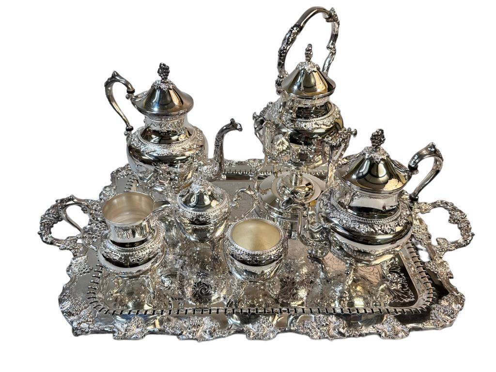 7 Pc Birmingham Silver Co. Tea & Coffee Service (1 of 7)