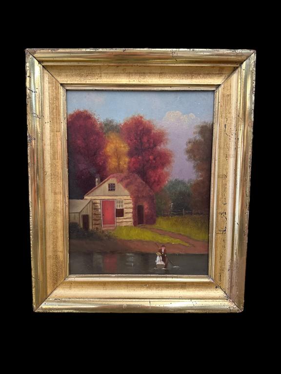 Landscape with Man and Woman in Boat (1 of 4)