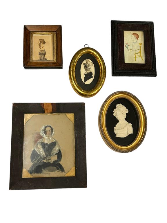Group Primitive and Early Portraits, Wax Portrait (1 of 12)