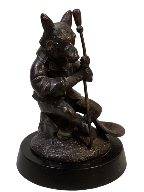 Bronze Sculpture  Fox (1 of 4)