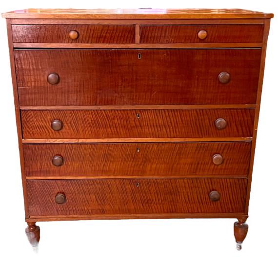 Cherry & Tiger Maple Chest (1 of 6)