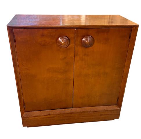 Fruitwood Art Deco Designer Cabinet (1 of 5)