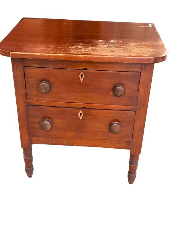 Sheraton Cherry 2 Drawer Stand (1 of 4)