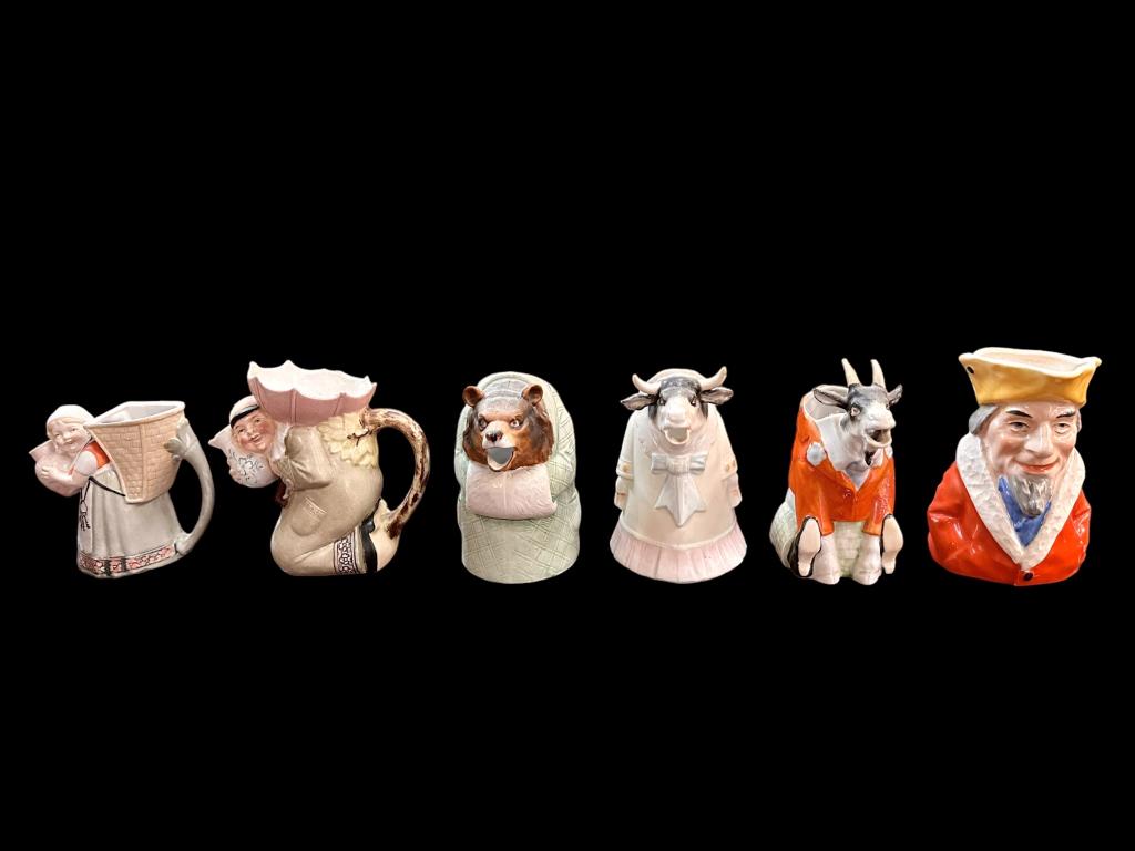 6 Figural Creamers Auction
