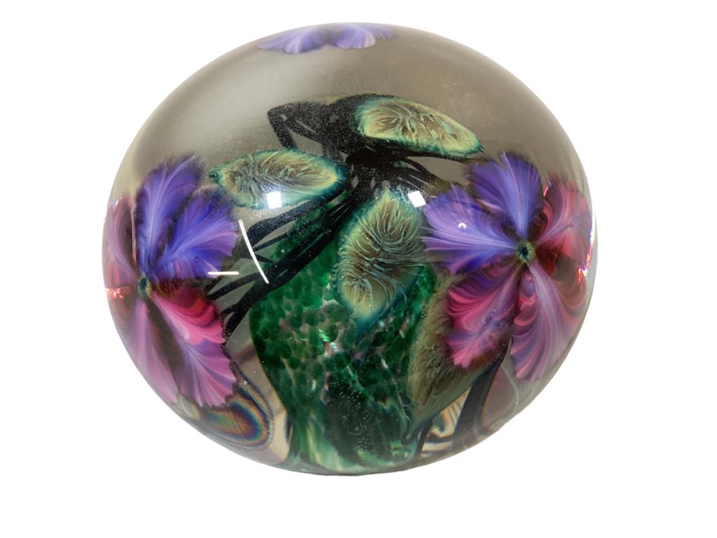 David Lotton Art Glass Paperweight (1 of 4)