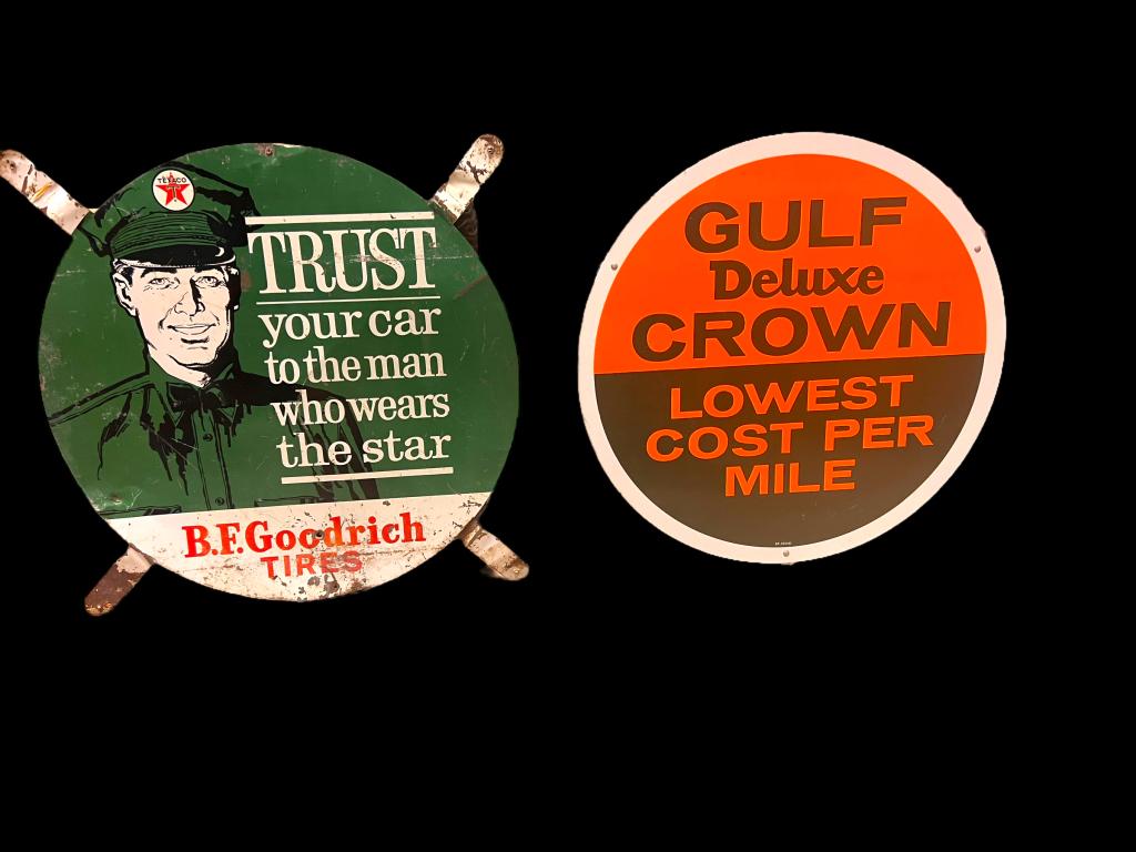 2 Vintage Tire Display Signs (1 of 6)