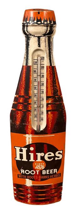 Vintage Hires Root Beer Bottle Thermometer (1 of 4)