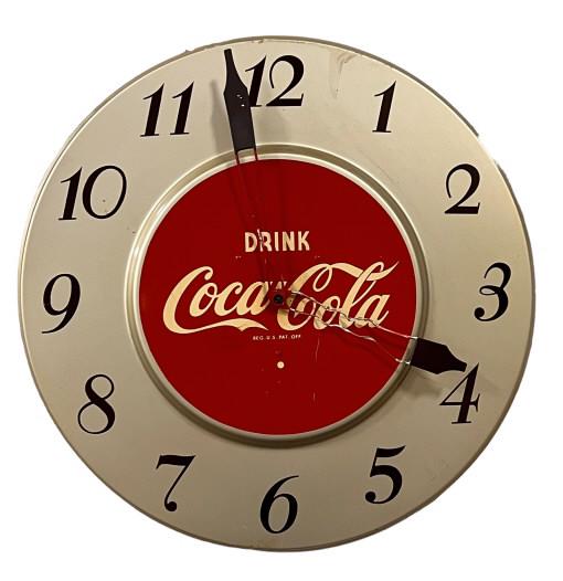 Vintage Coke Advertising Clock (1 of 2)