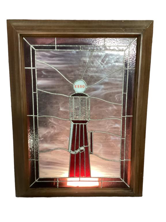 Stained Glass Esso Light Up (1 of 3)