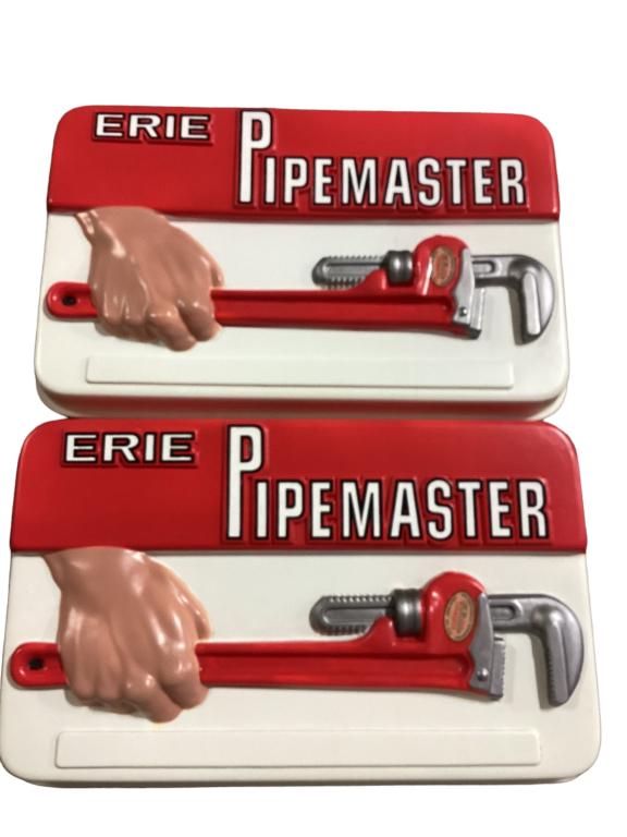 Erie Pipemaster Molded Signs (1 of 4)