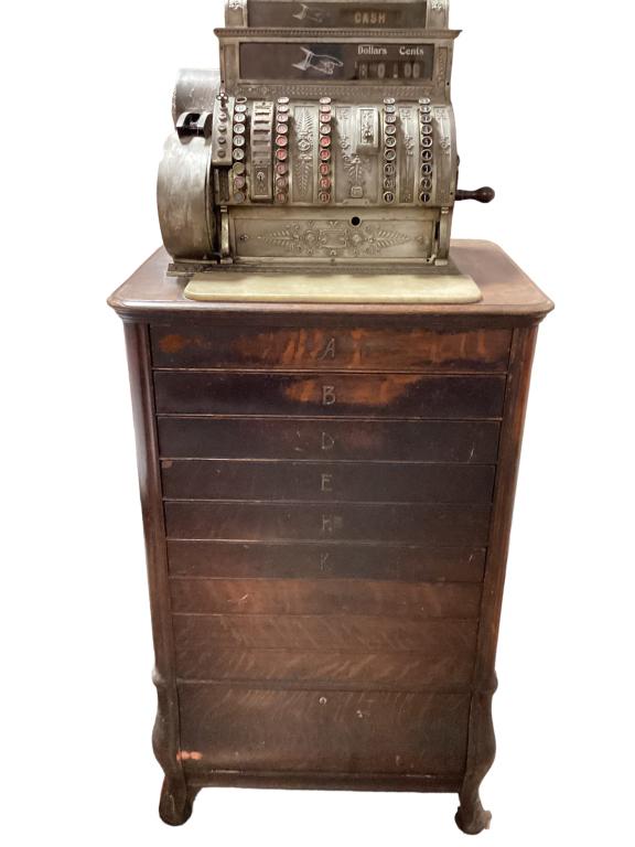 Antique 1891 National Cash Register