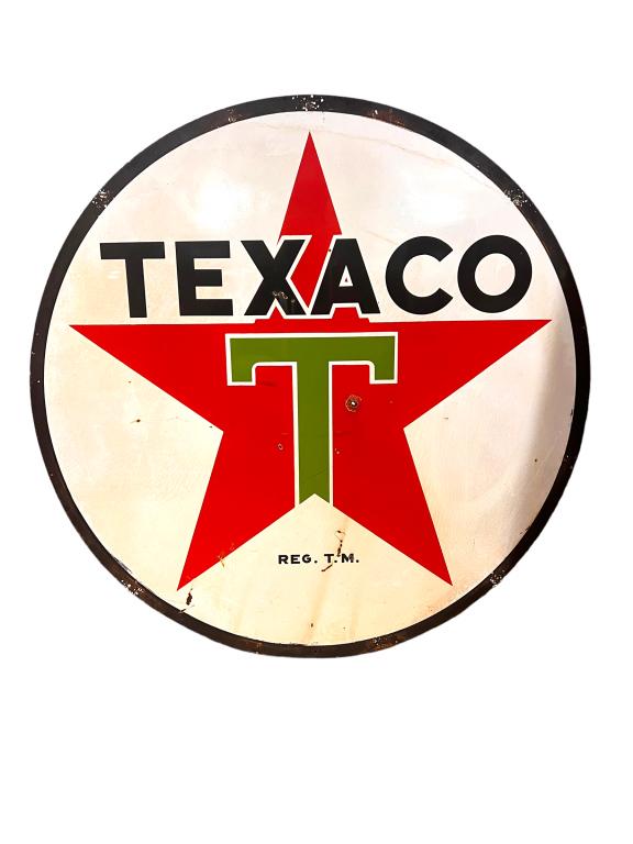 72in Porcelain Double Sided Texaco Filling Station (1 of 12)