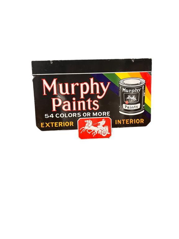 Double Sided Porcelain Murphy Paints Sign Dealer (1 of 9)